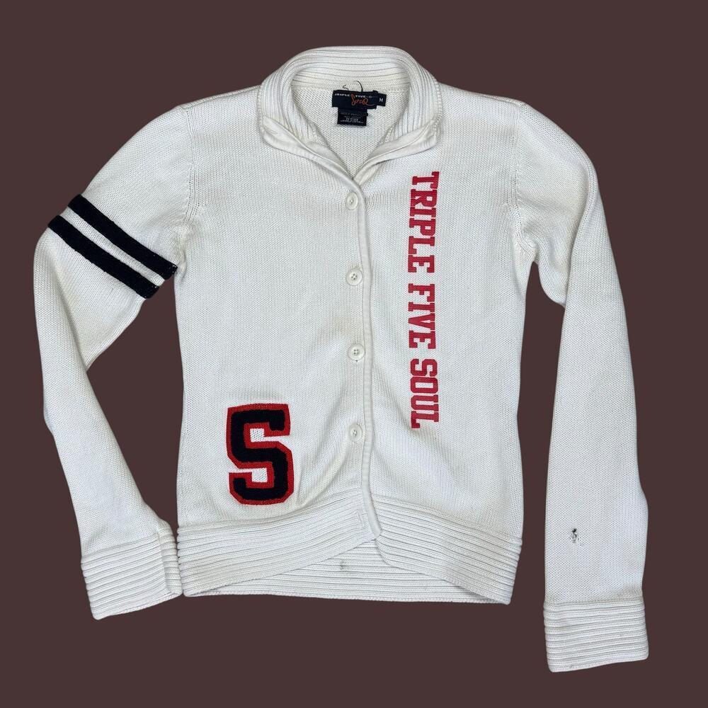 Triple Five Soul Vintage Y2K Cardigan Sweater Medium